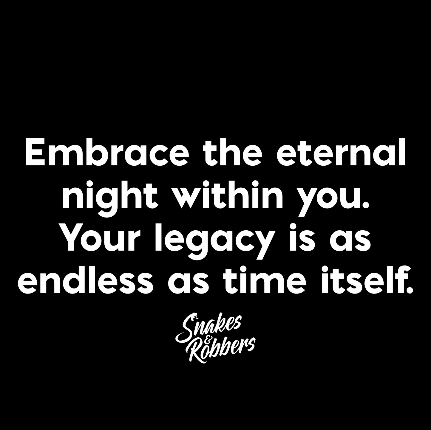 Embrace the eternal night Unisex Retail Fit T-Shirt
