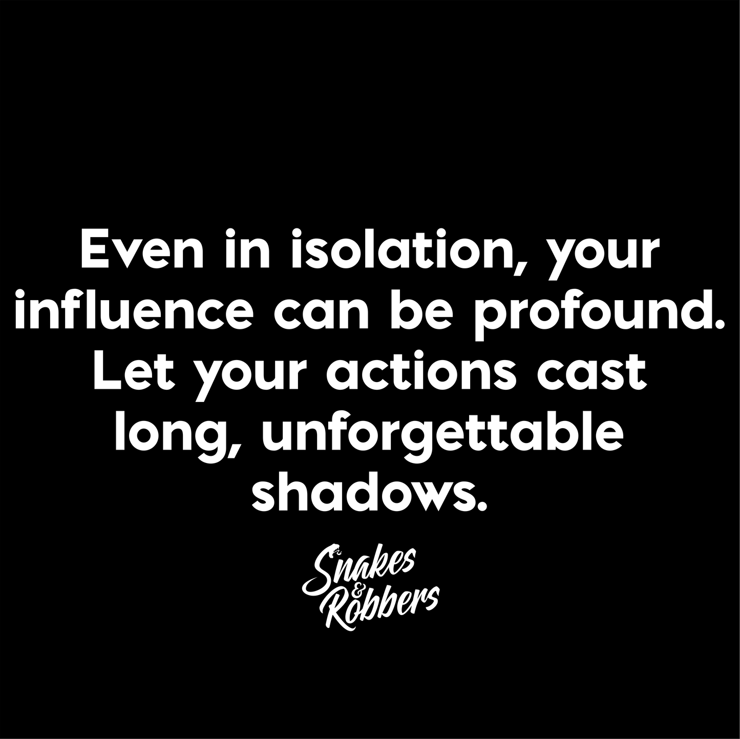 Even in isolation Unisex Retail Fit T-Shirt