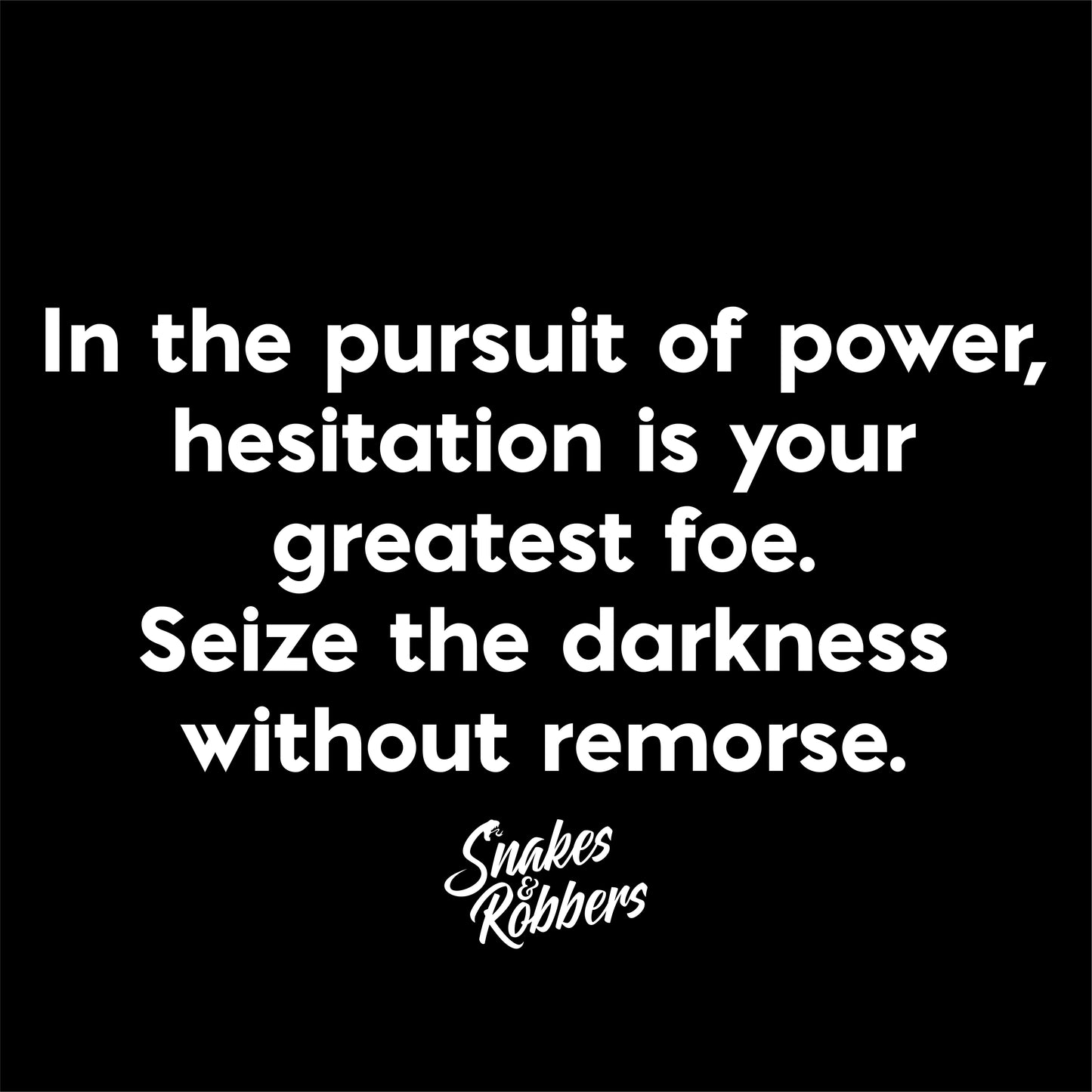 In the pursuit of power Unisex Retail Fit T-Shirt