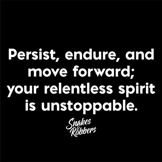 Persist, endure Unisex Retail Fit T-Shirt