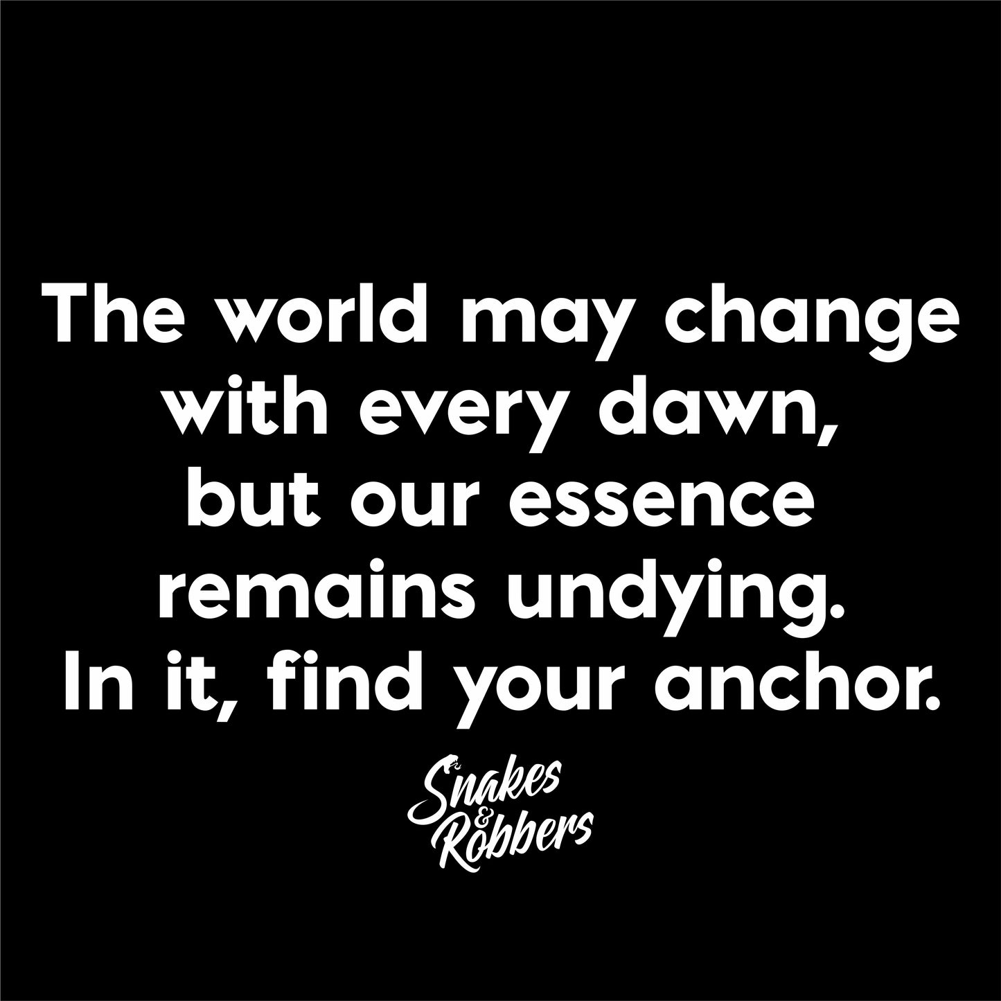 The world may change Unisex Retail Fit T-Shirt