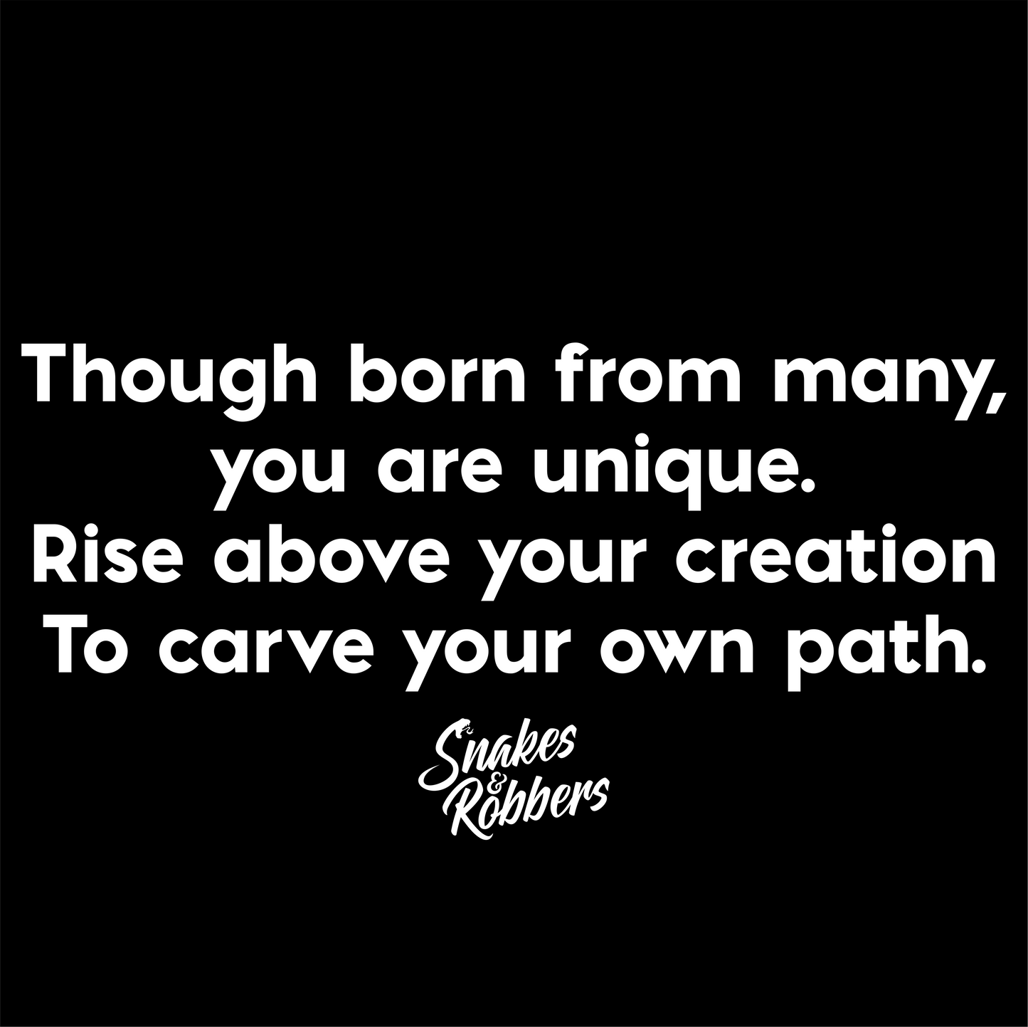 Rise above your creation Unisex Retail Fit T-Shirt