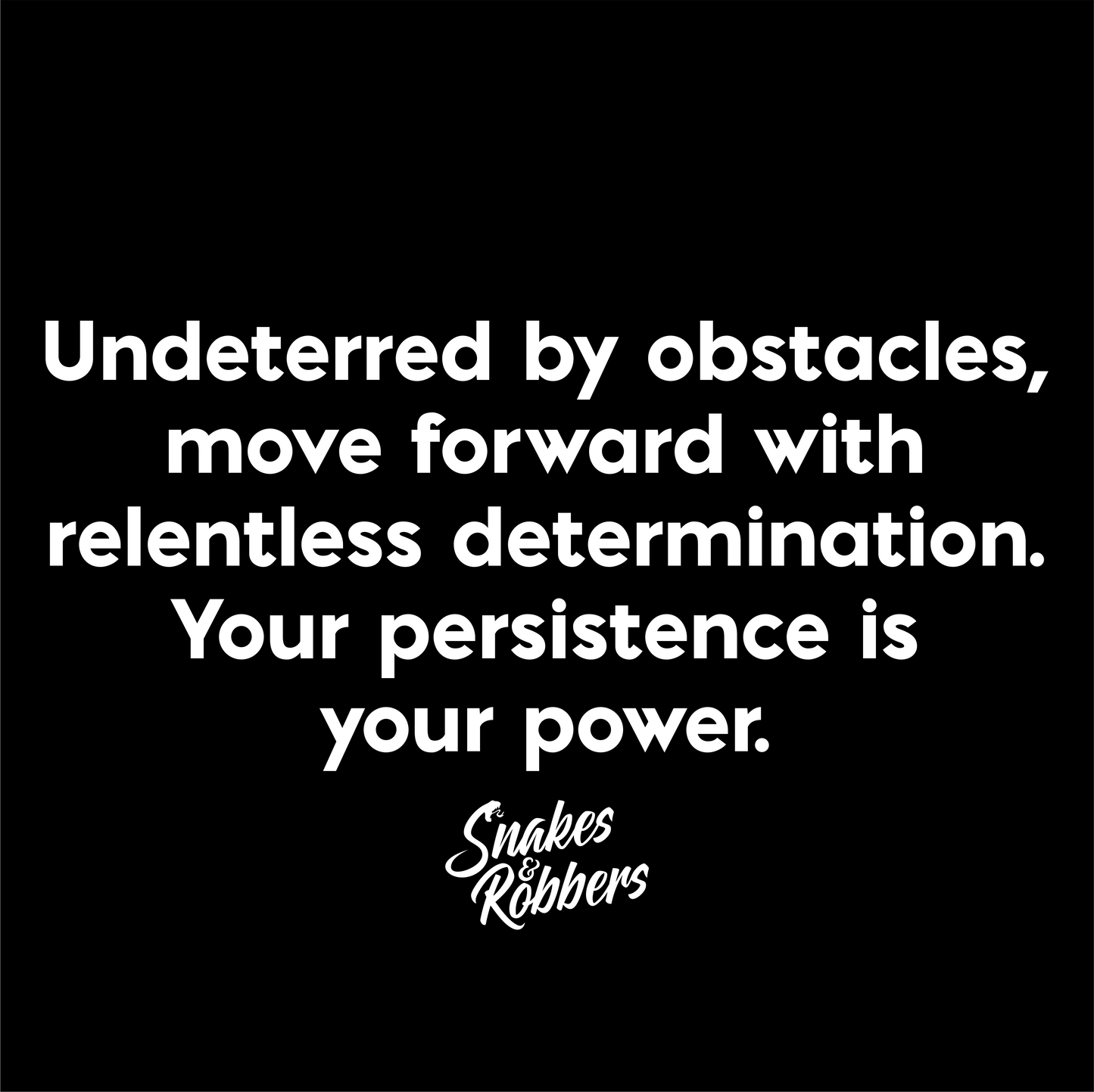 Undeterred by obstacles Unisex Retail Fit T-Shirt