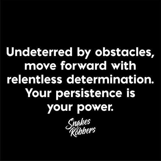 Undeterred by obstacles Unisex Retail Fit T-Shirt