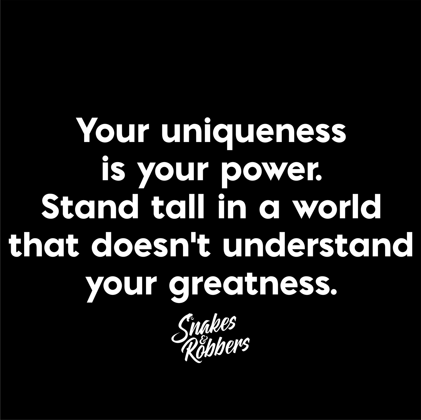 Your uniqueness Unisex Retail Fit T-Shirt