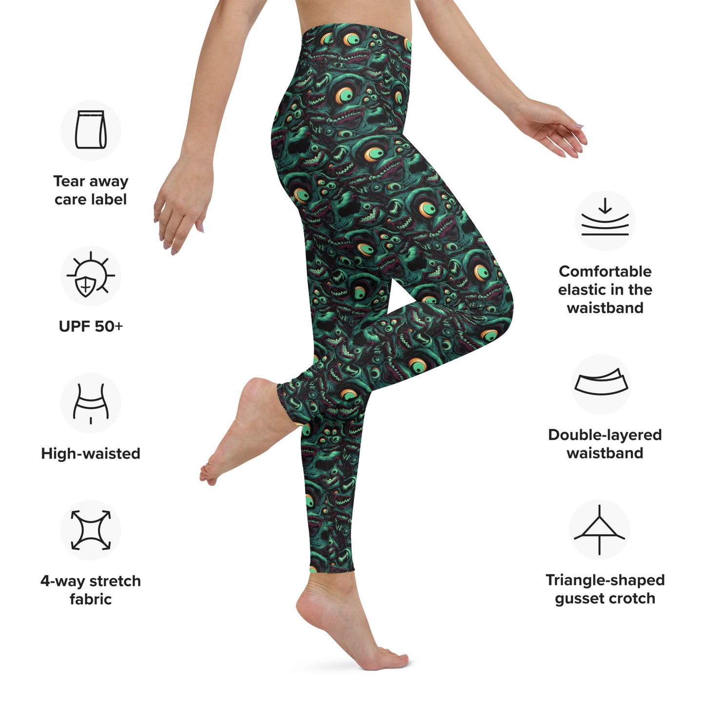 Snakes & Robbers Psychedelic Yoga Leggings