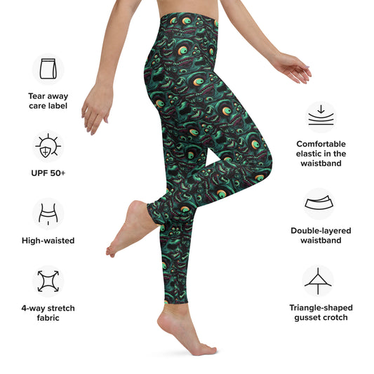 Snakes & Robbers Psychedelic Yoga Leggings