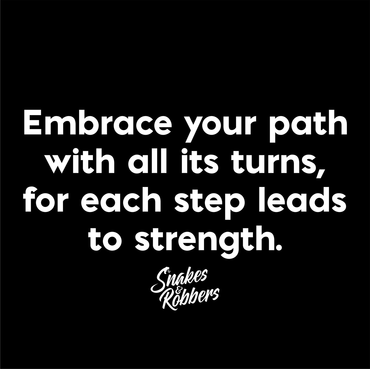 Embrace your path Unisex Retail Fit T-Shirt