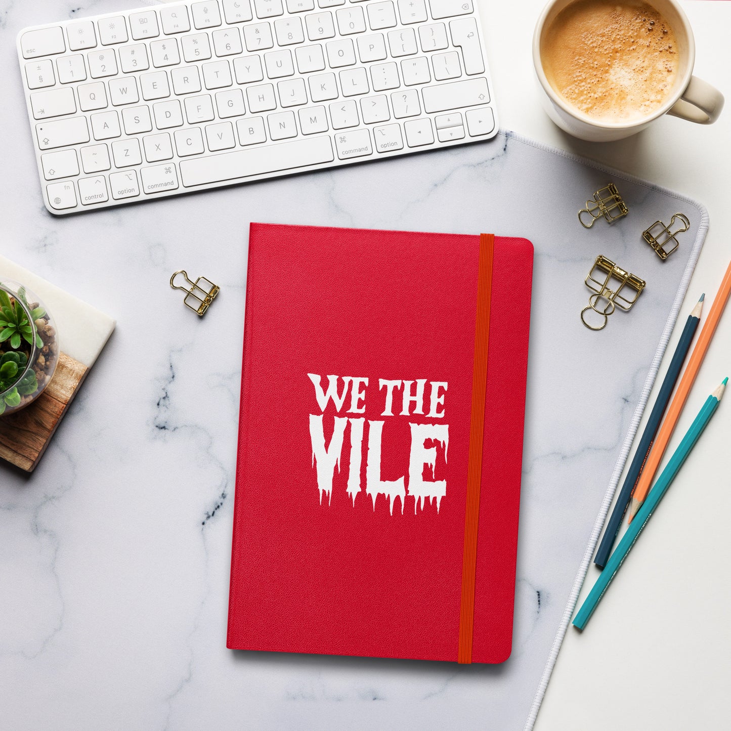 We the Vile Hardcover bound notebook