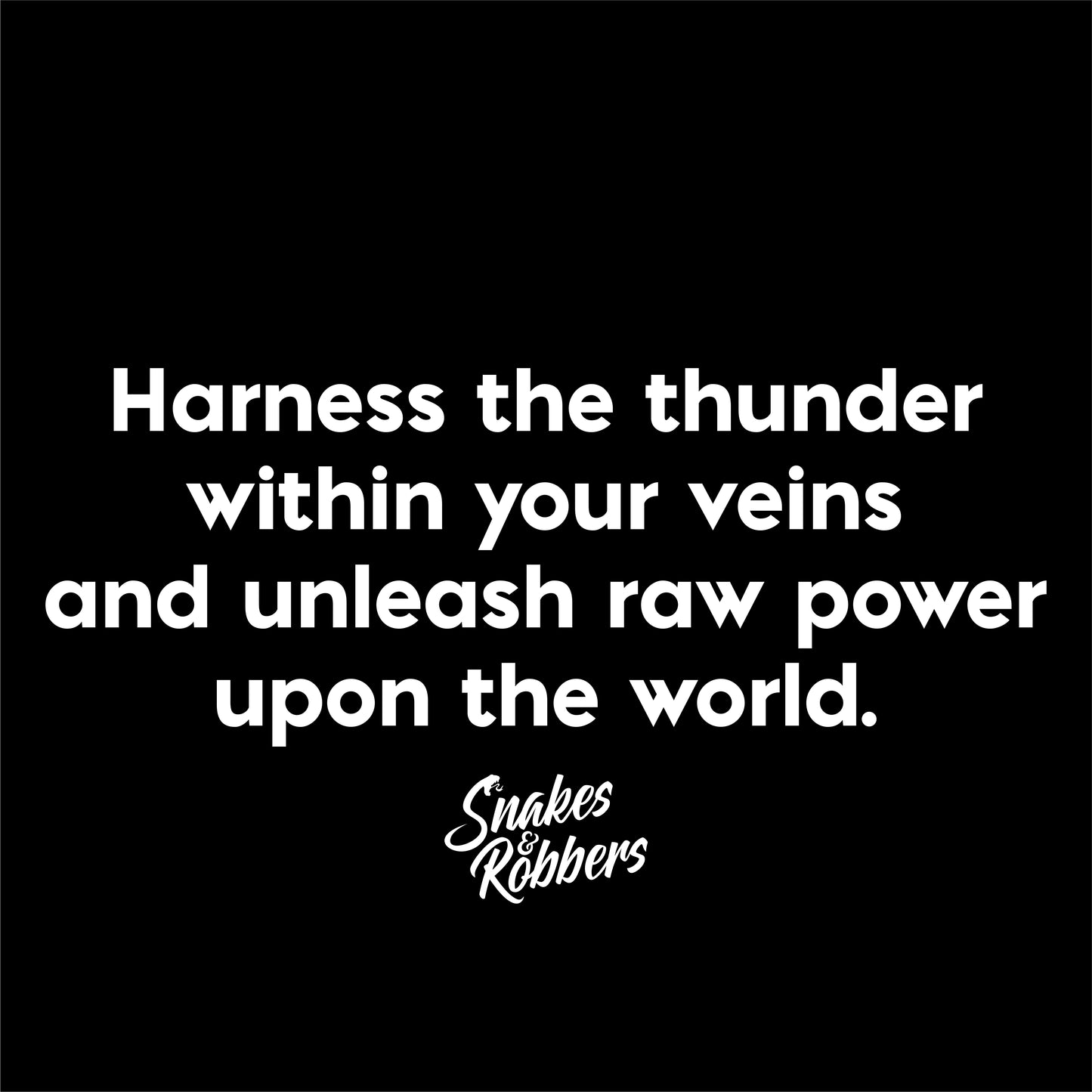 Harness the Thunder Unisex Retail Fit T-Shirt