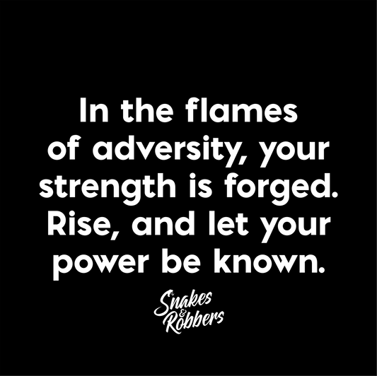 In the flames of adversity Unisex Retail Fit T-Shirt
