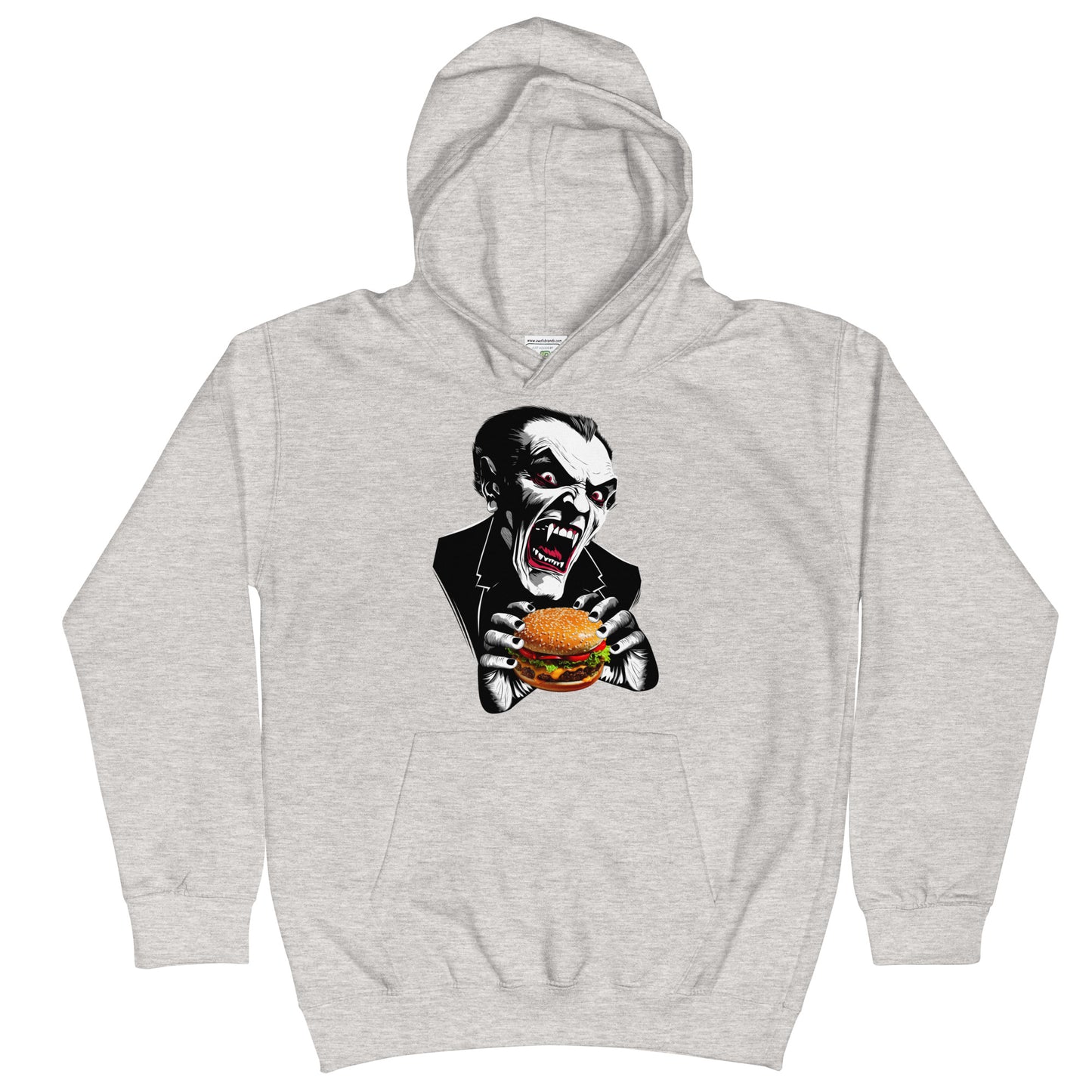Count Cheese Burger Kids Hoodie
