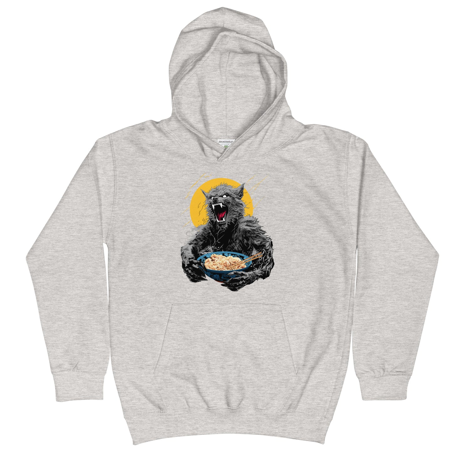 Ramen Wolf Kids Hoodie
