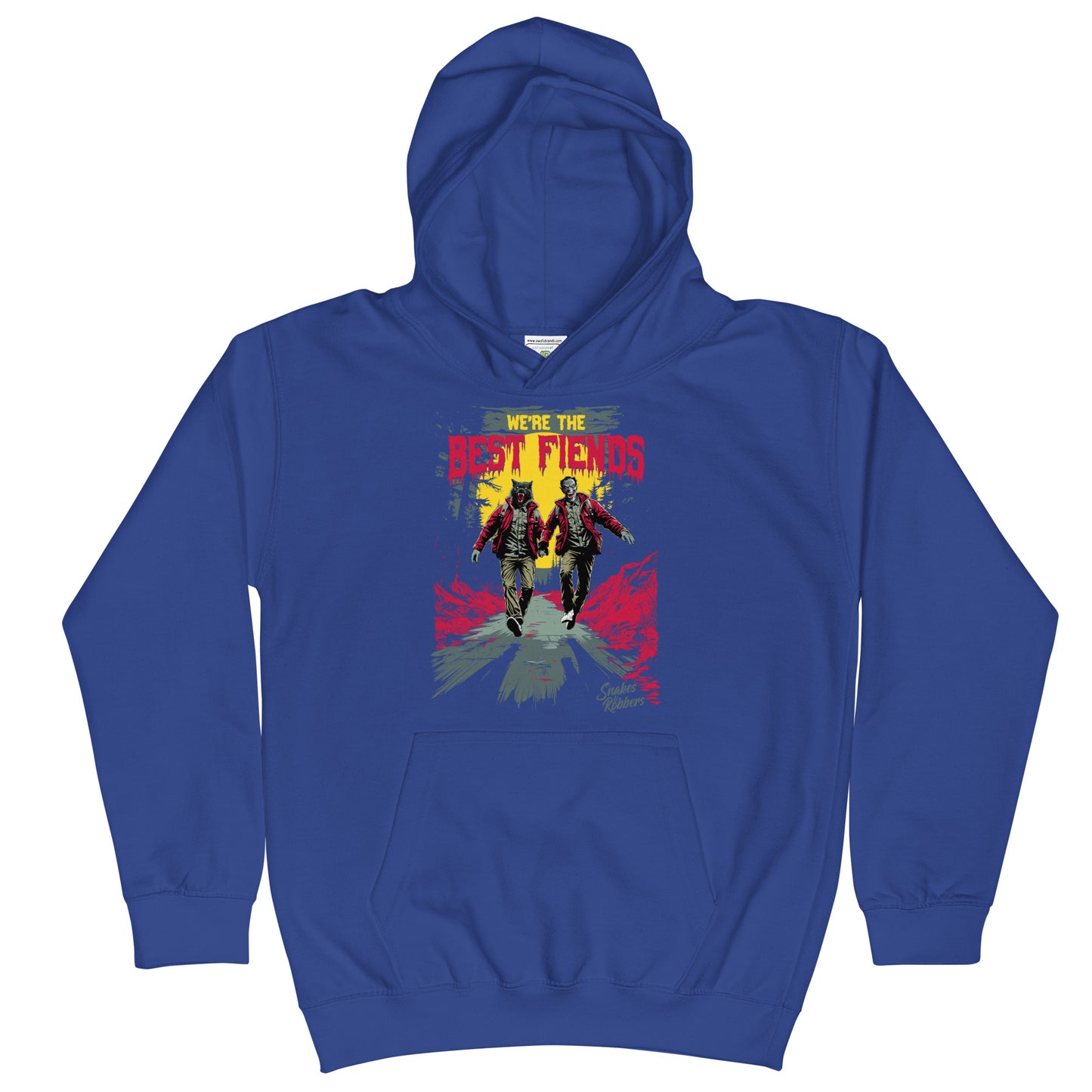 We're the Best Fiends Kids Hoodie