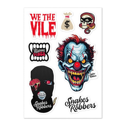 Clown Sticker sheet