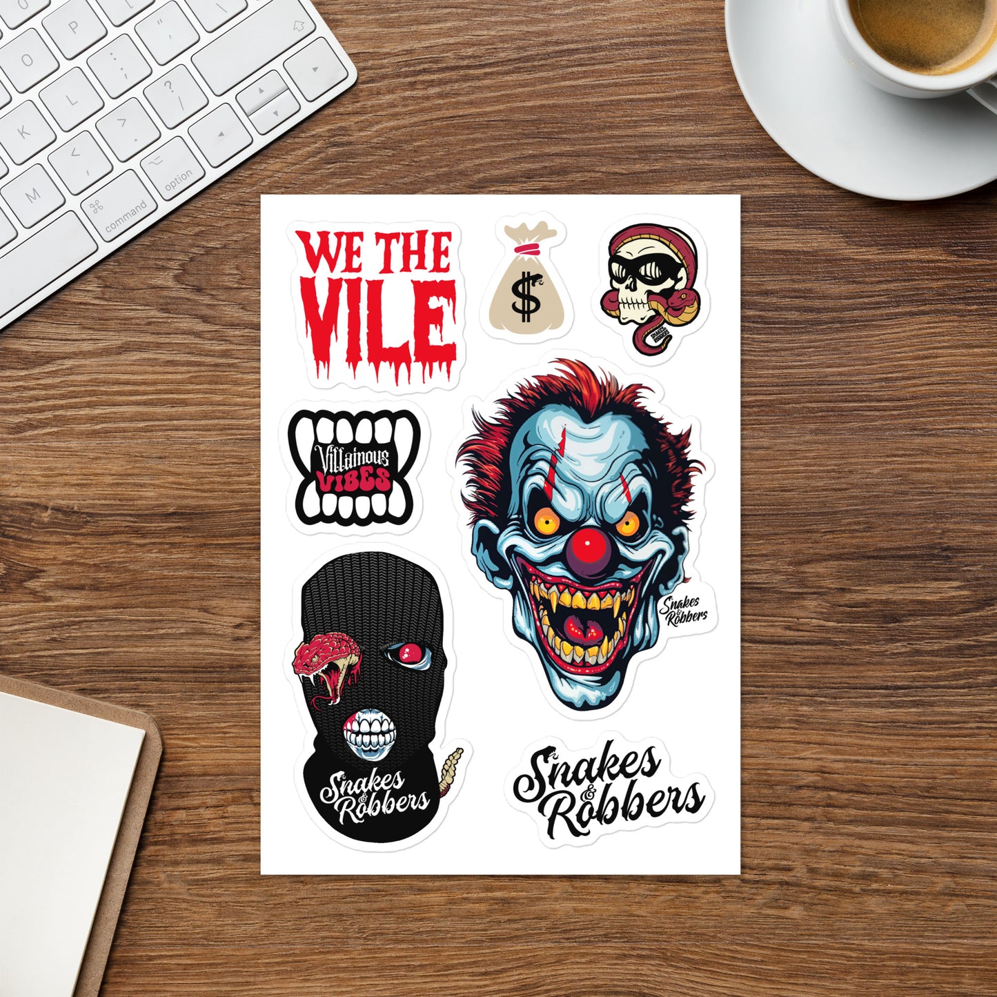 Clown Sticker sheet