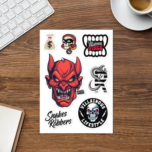 Devil Sticker sheet