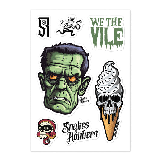 Frankenstein Sticker sheet