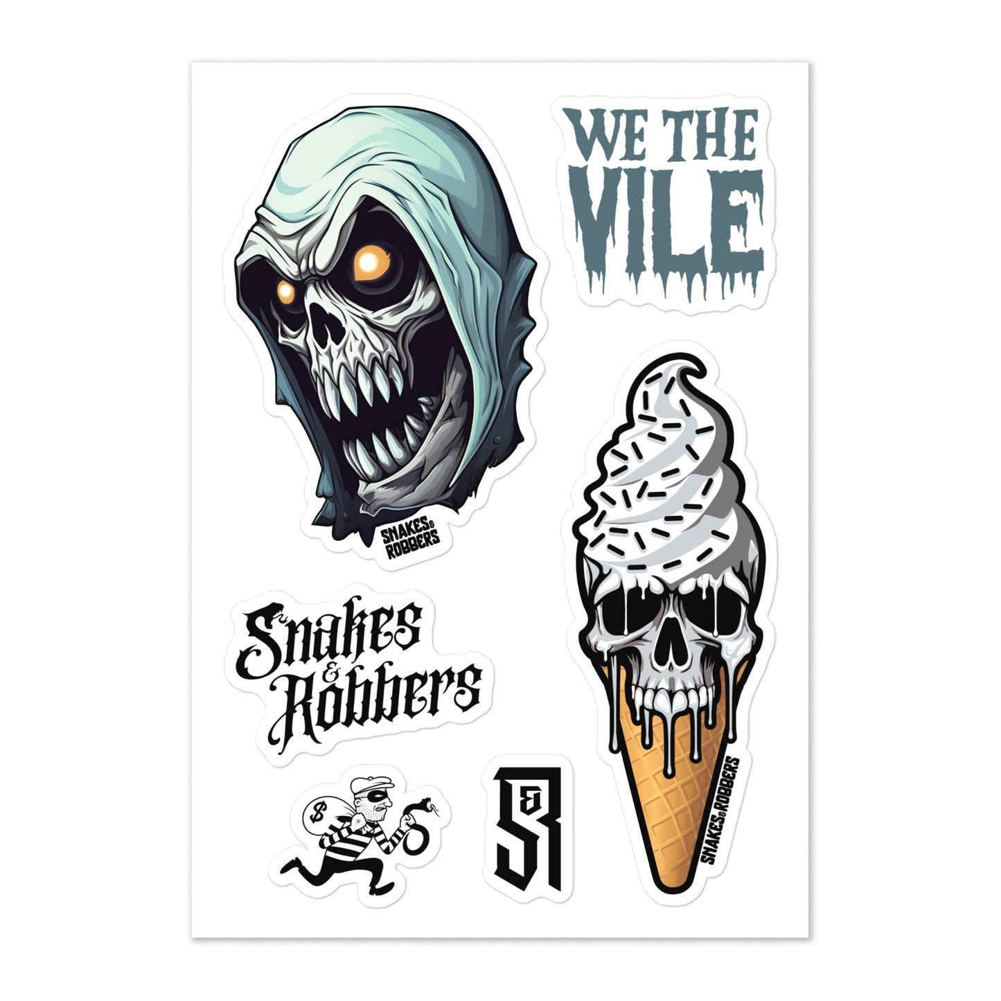 Grim Reaper Sticker sheet