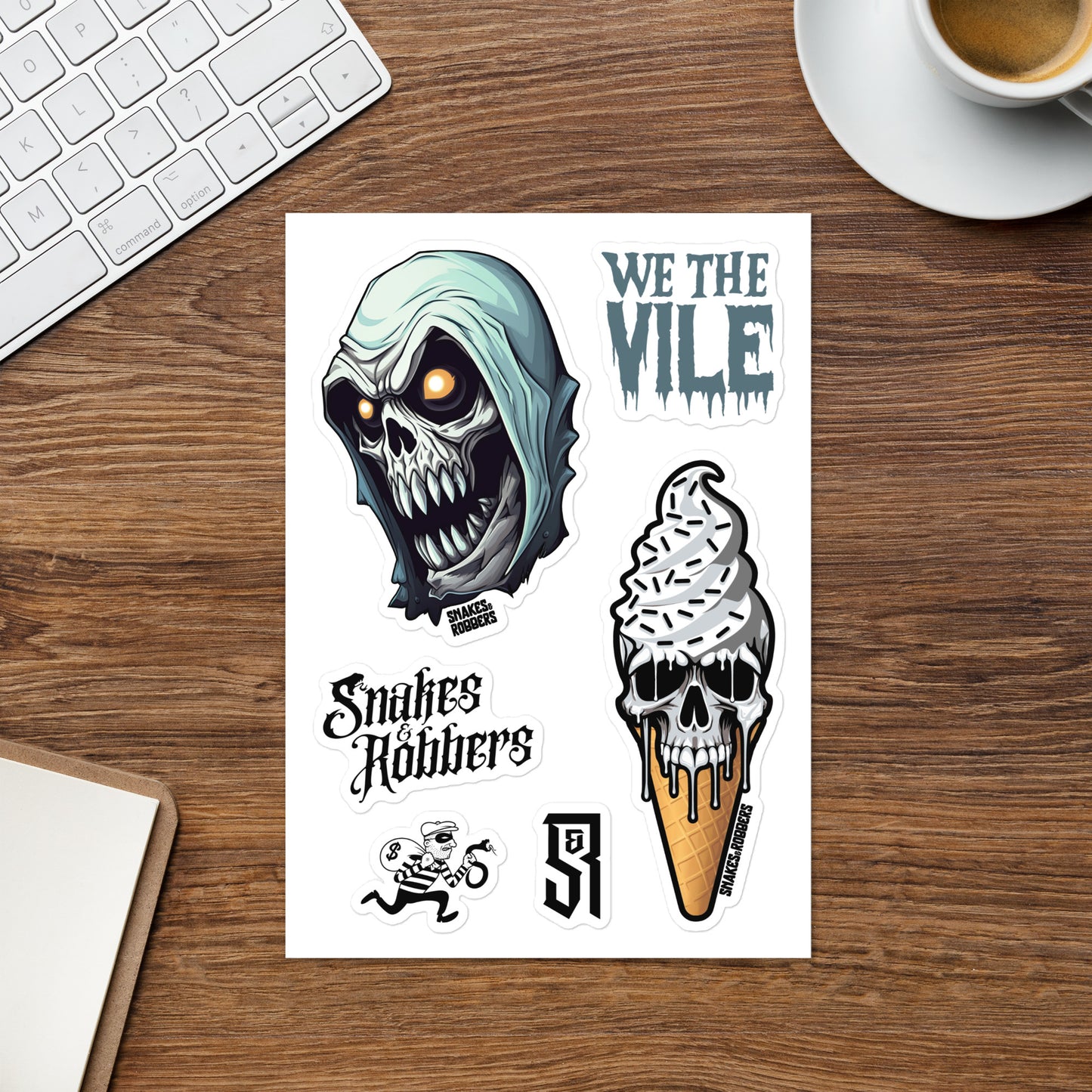 Grim Reaper Sticker sheet