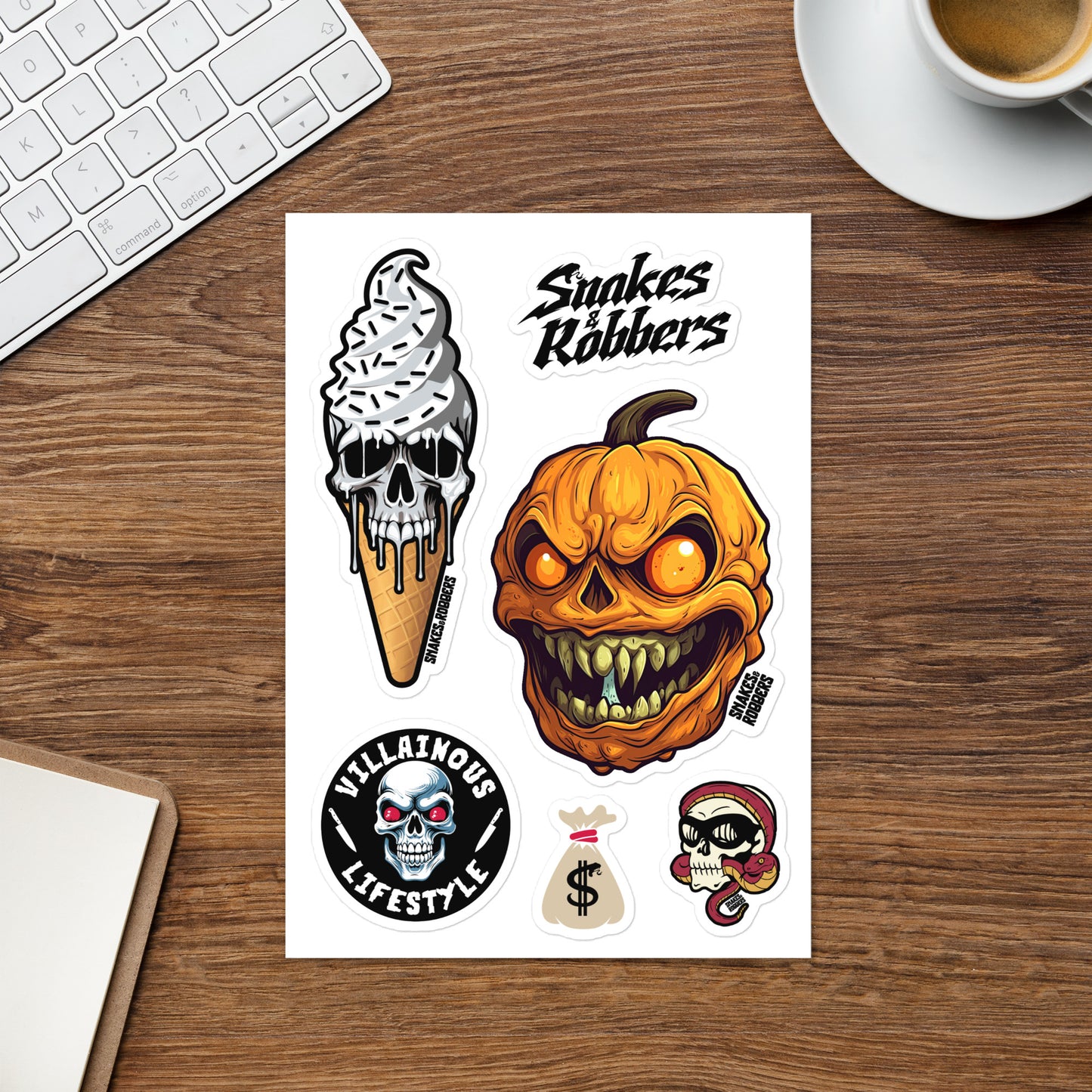 Pumpkin Jack Sticker sheet