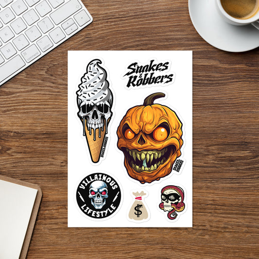 Pumpkin Jack Sticker sheet