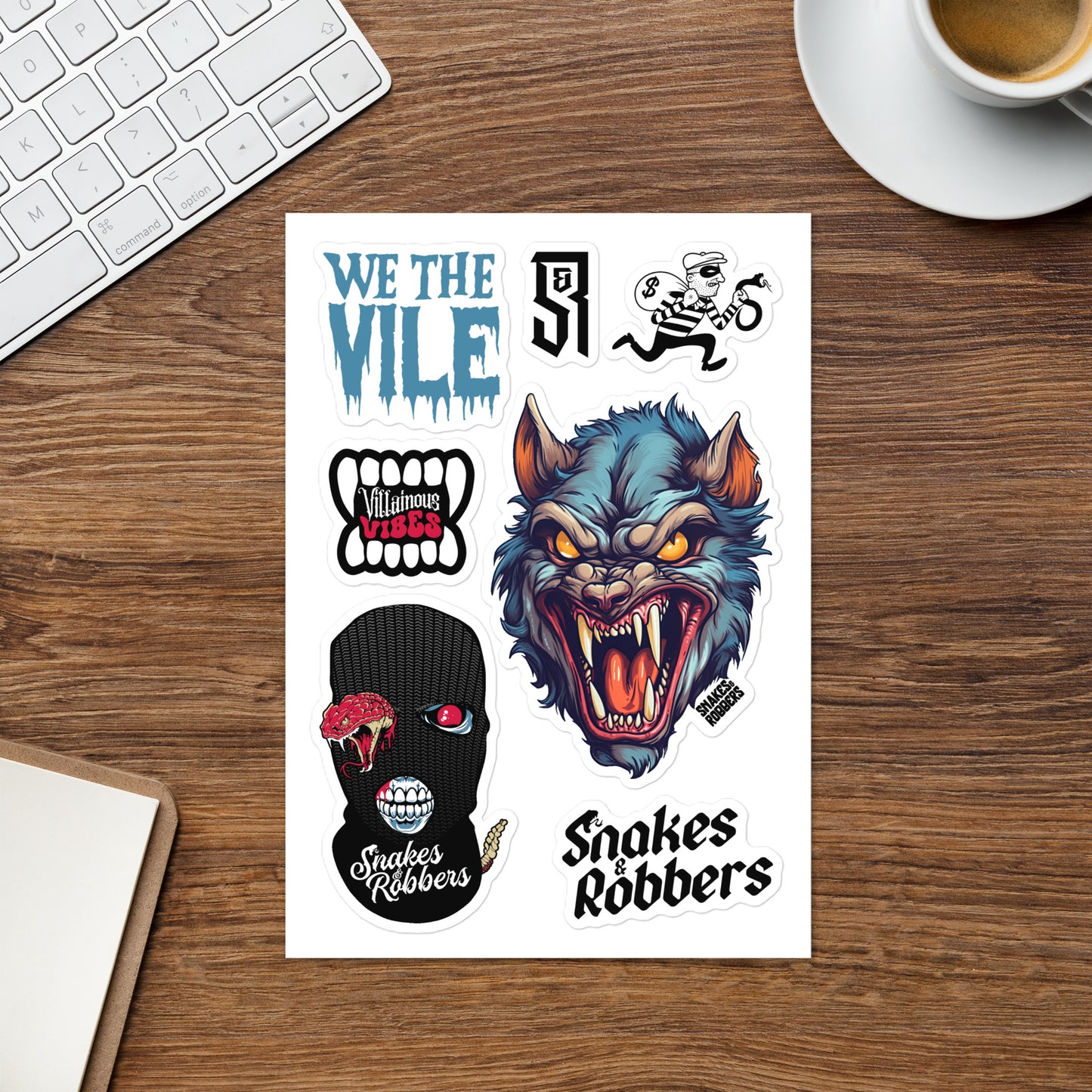 Werewolf Sticker sheet