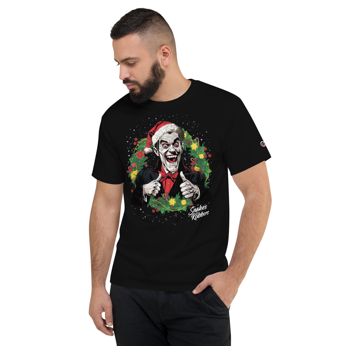 Festive Dracula Men's Champion Relaxed Fit T-shirt