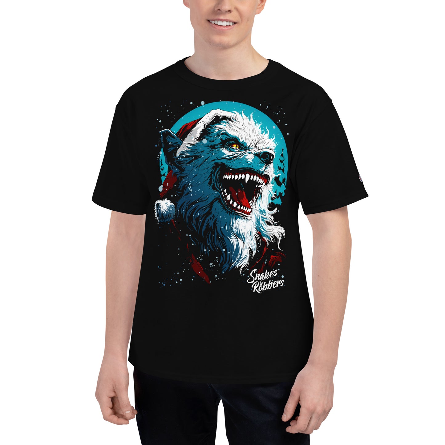 Festive Werewolf Men's Champion Relaxed Fit T-shirt
