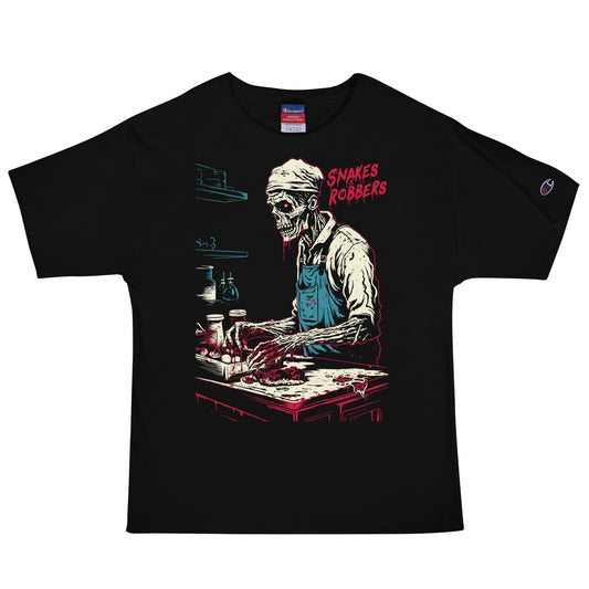 Butcher Shop Zombie Men's Champion Relaxed Fit T-shirt