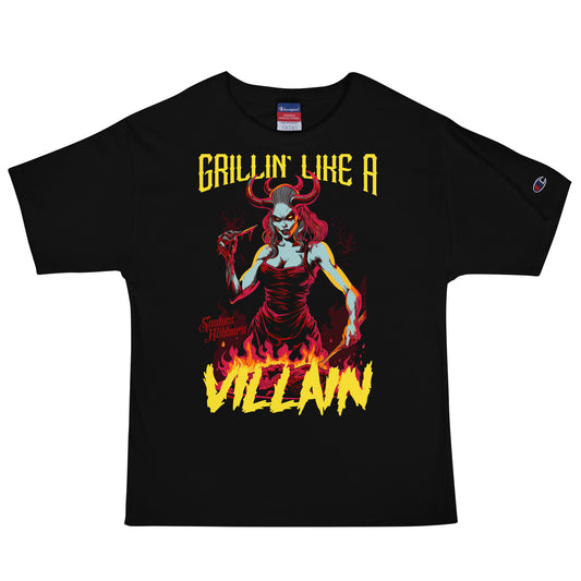 Grillin' Like a Villain Demoness Men's Champion Relaxed Fit T-shirt