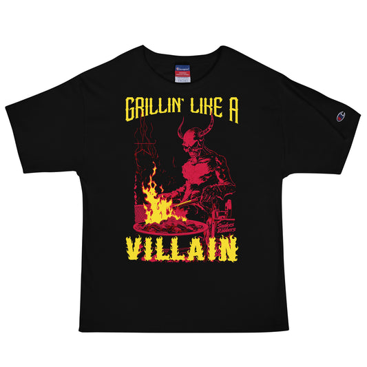 Grillin' like a Villain Devil Men's Champion Relaxed Fit T-shirt