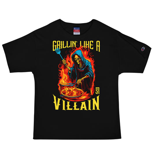 Grillin' like a Villain Grim Reaper Men's Champion Relaxed Fit T-shirt