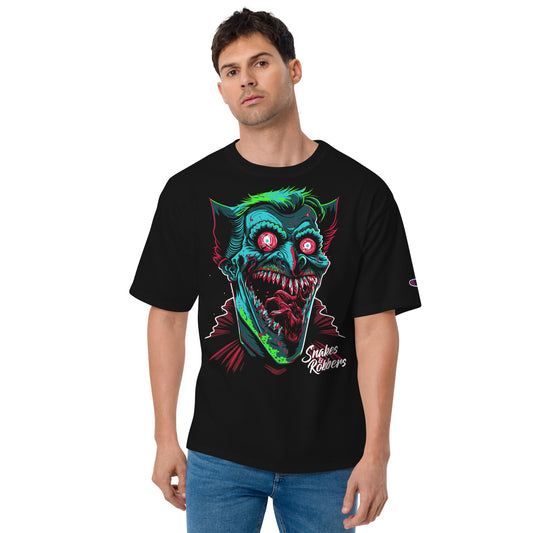 Psychedelic Dracula Men's Champion Relaxed Fit T-shirt