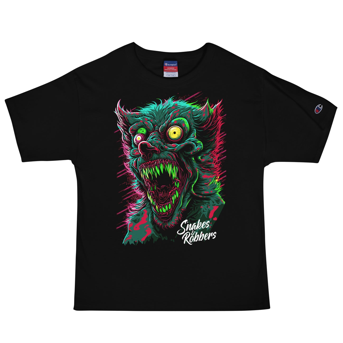 Psychedelic Werewolf Men's Champion Relaxed Fit T-shirt
