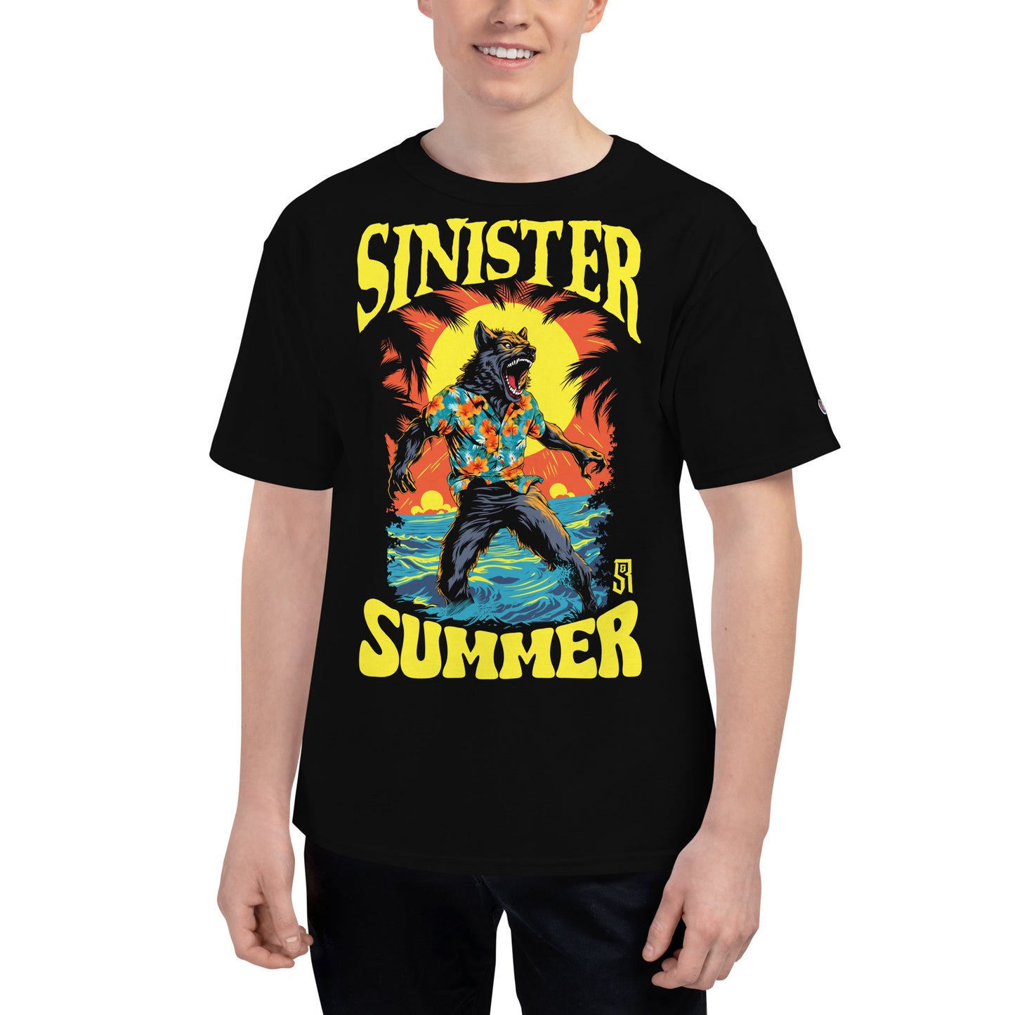 Sinister Summer Werewolf Men's Champion Relaxed Fit T-shirt