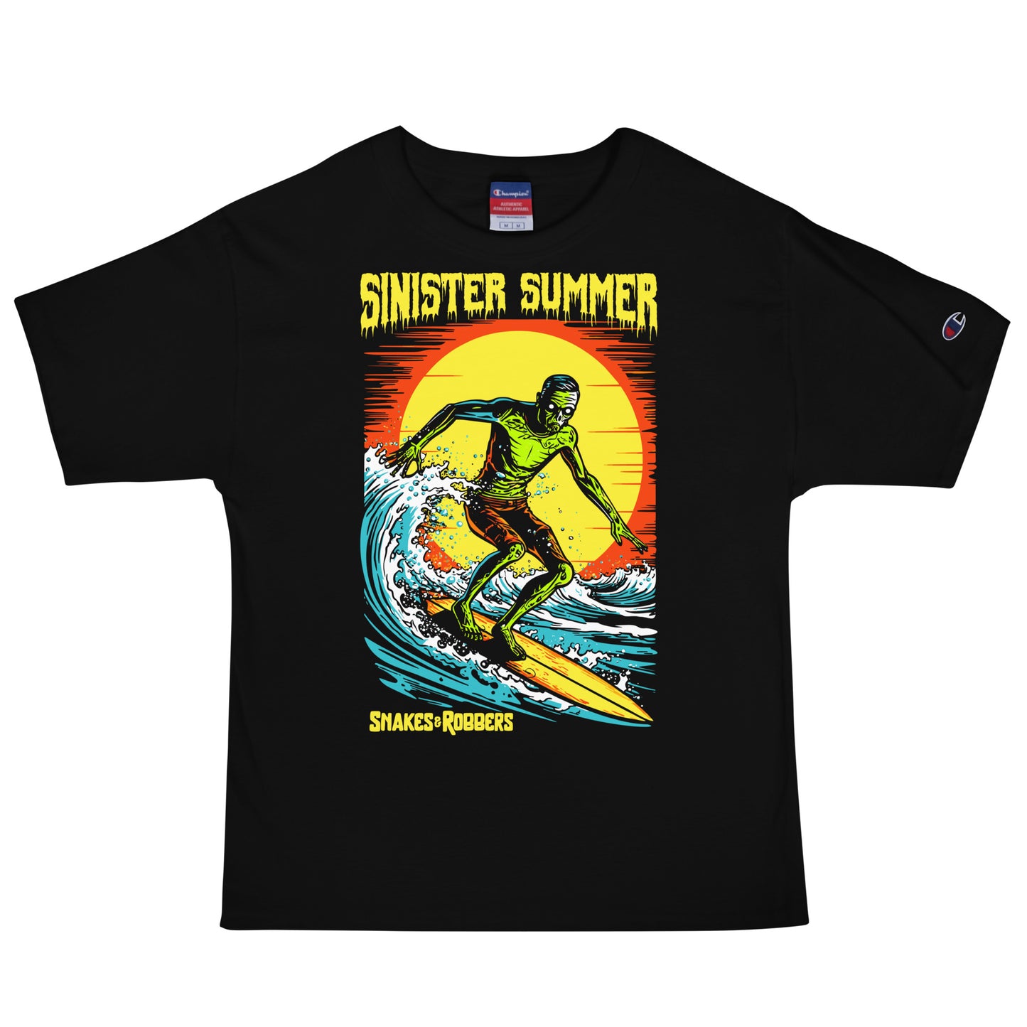 Sinister Summer Zombie Men's Champion Relaxed Fit T-shirt