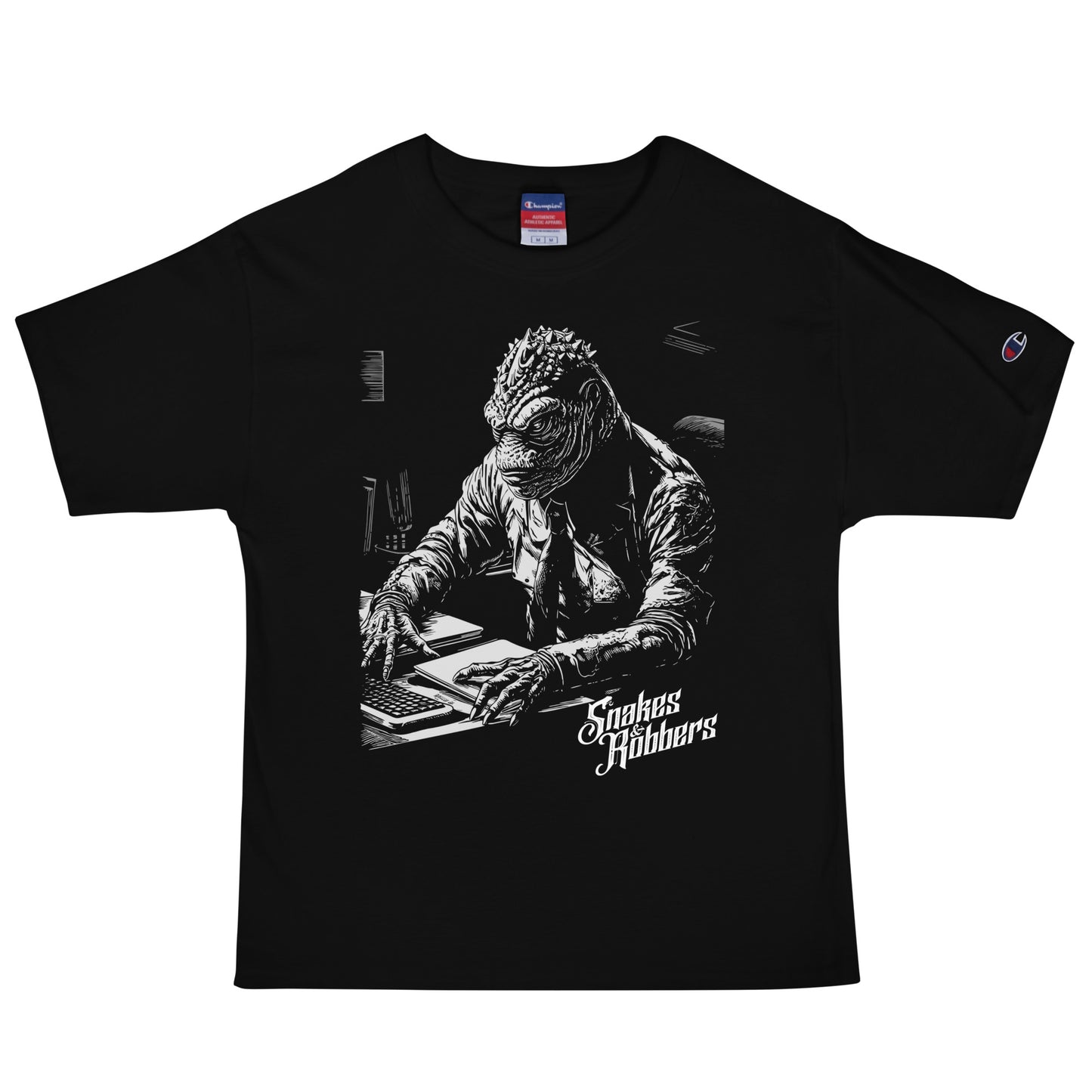 White Collar Creature Men's Champion Relaxed Fit T-shirt