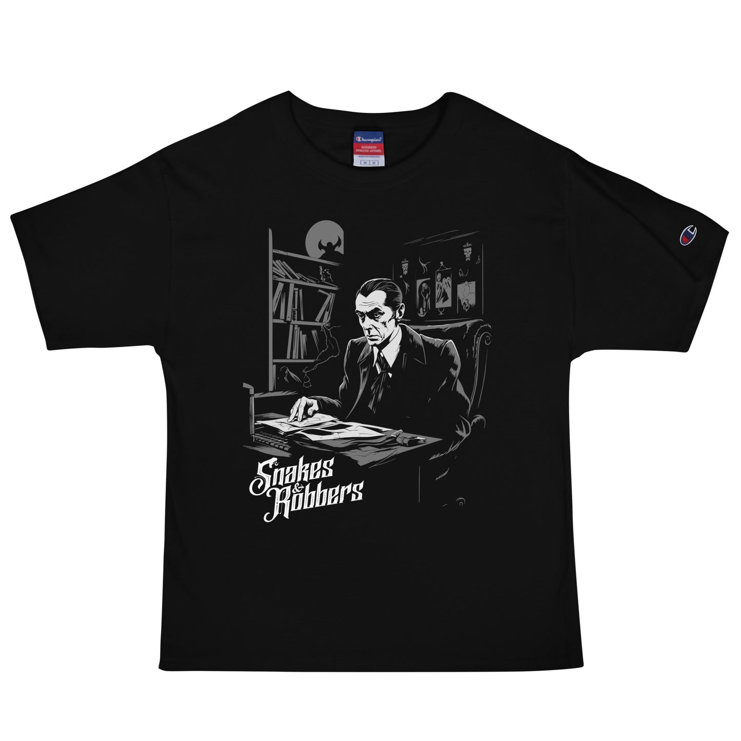 White Collar Dracula Men's Champion Relaxed Fit T-shirt