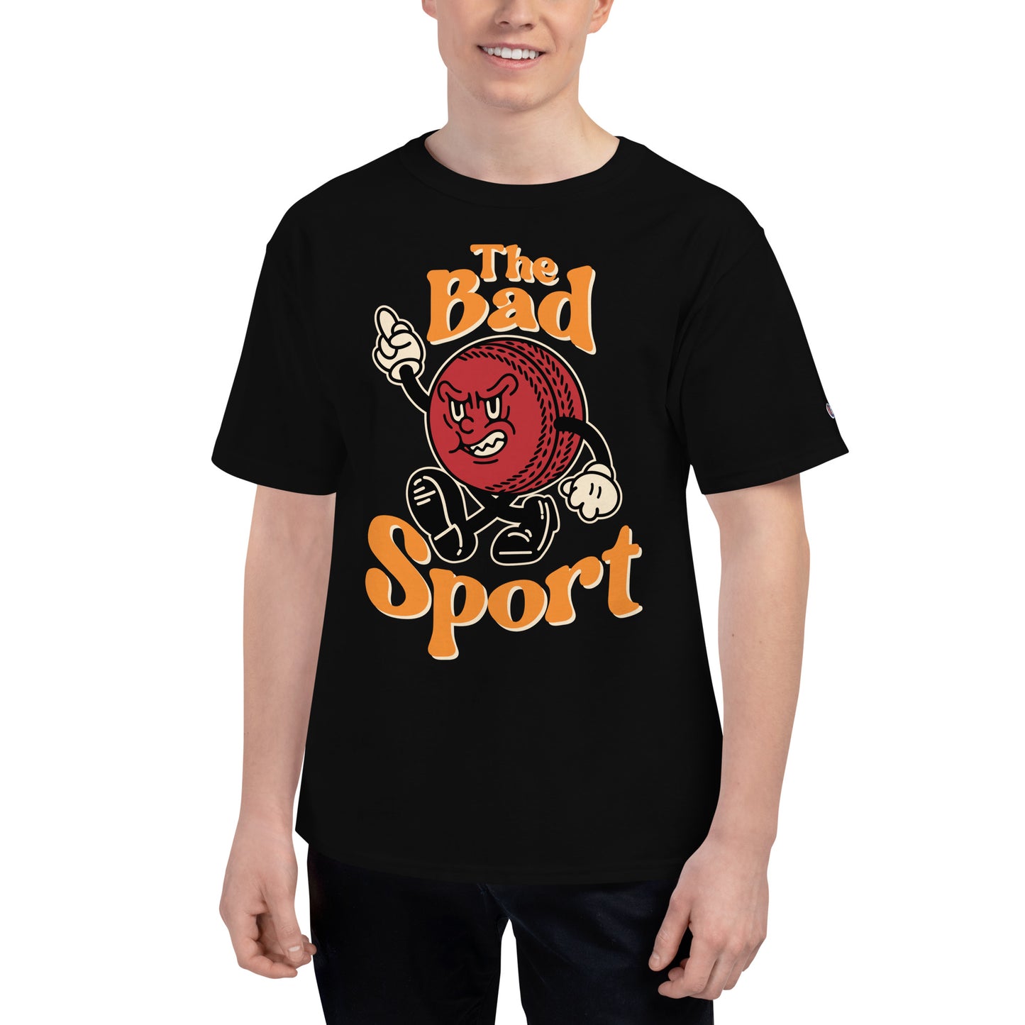 Cricket The Bad Sport Men's Champion Relaxed Fit T-shirt