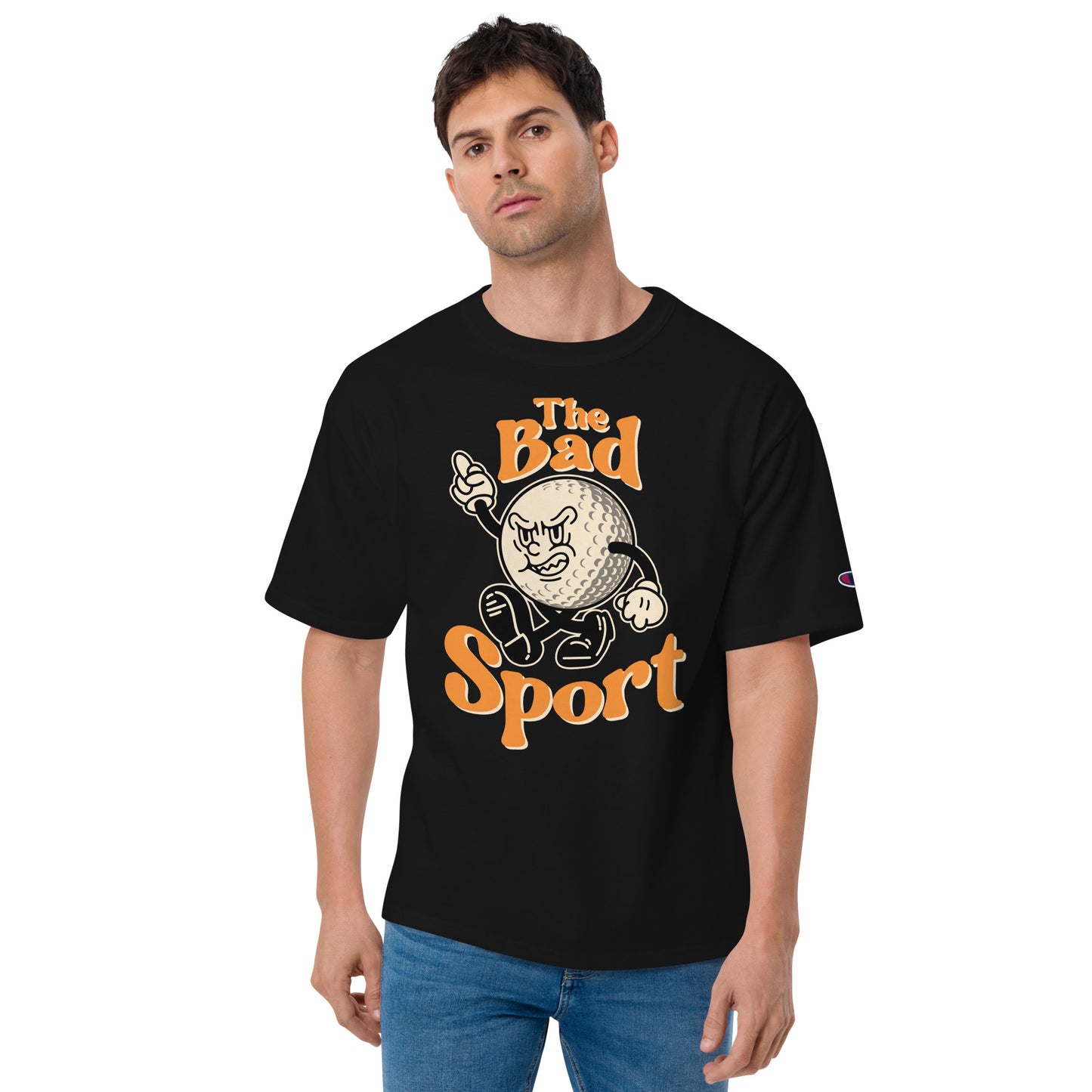 Golf The Bad Sport Men's Champion Relaxed Fit T-shirt