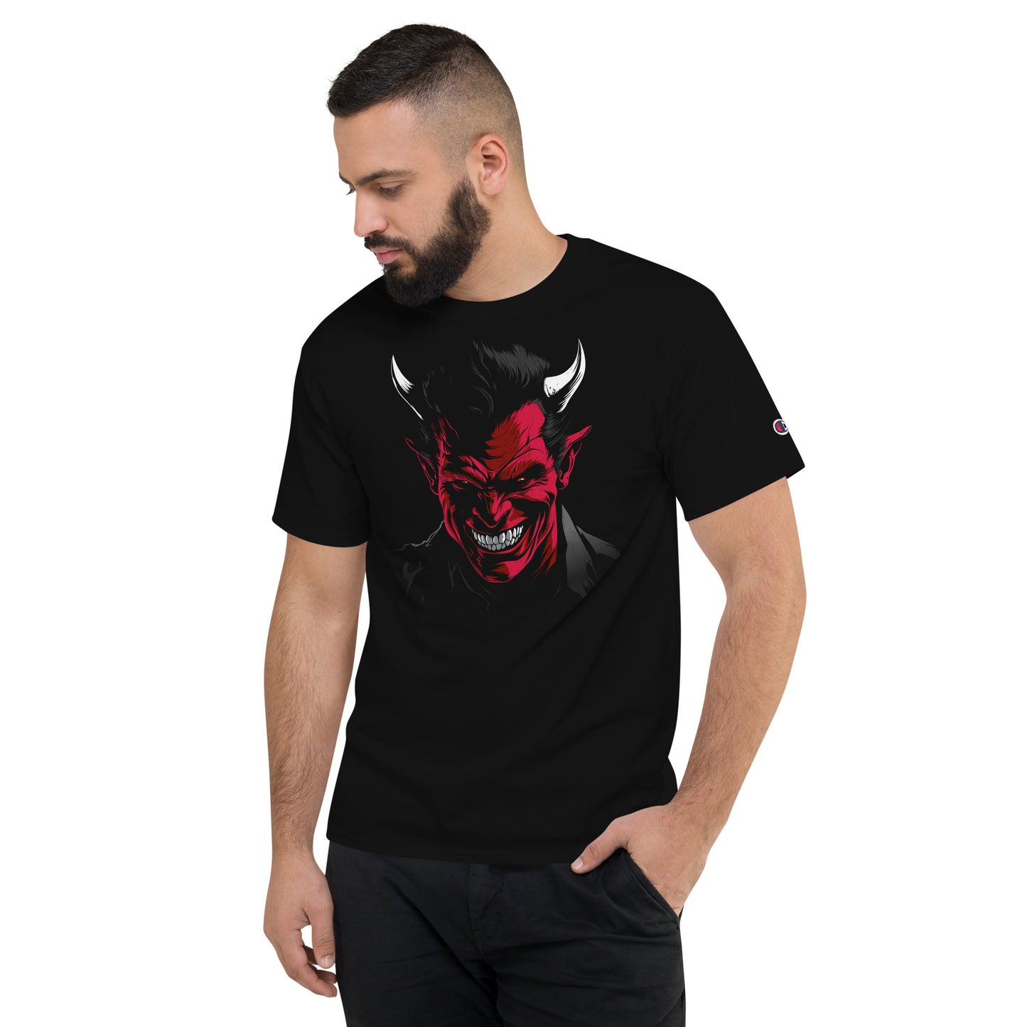 Best Fiends Devil Men's Champion Relaxed Fit T-shirt