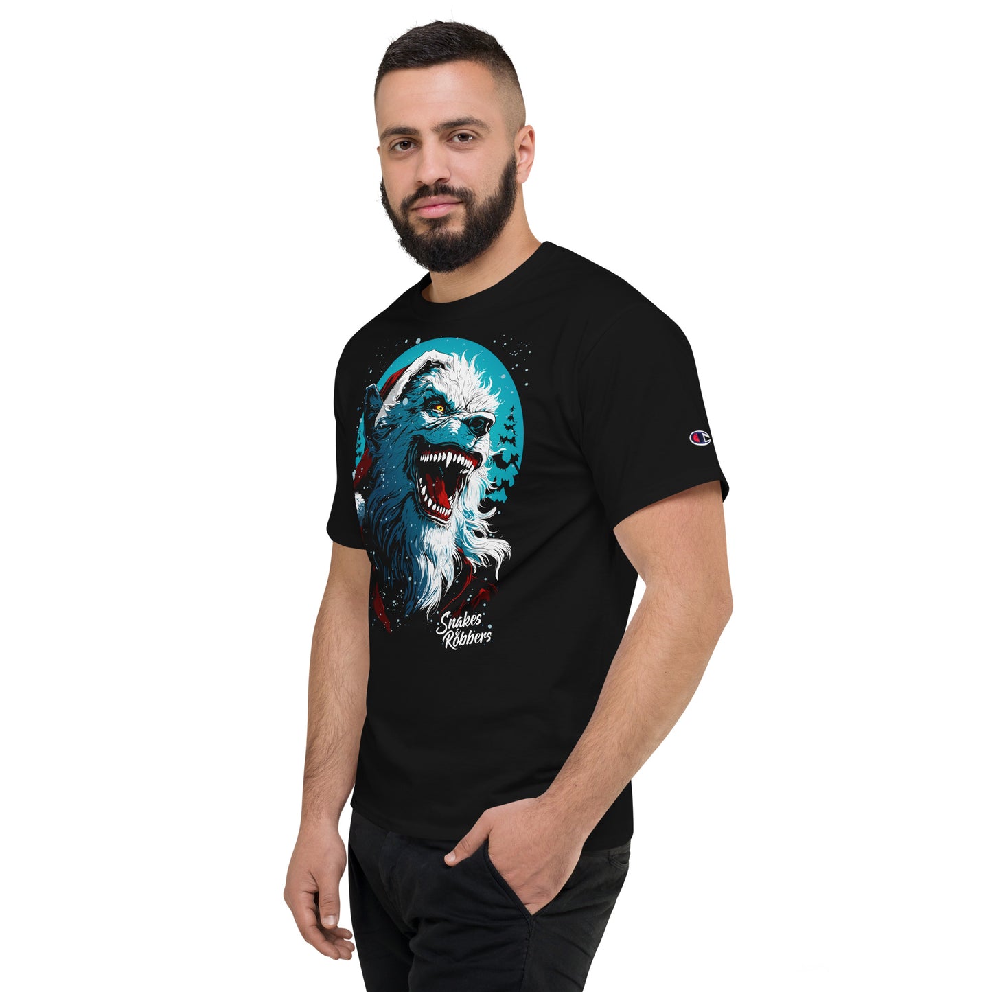 Festive Werewolf Men's Champion Relaxed Fit T-shirt