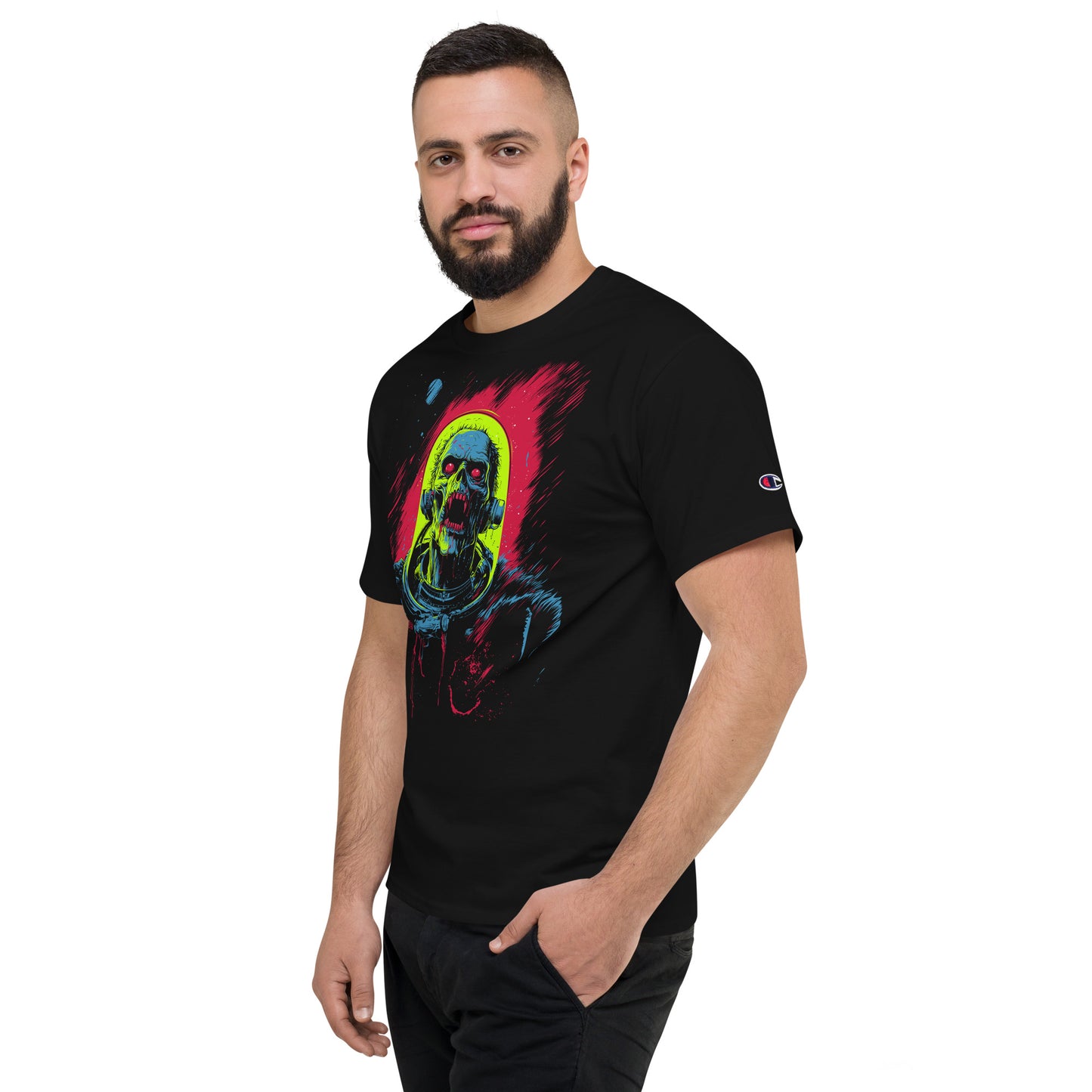 Classics Zombie Spaceman Men's Champion Relaxed Fit T-shirt