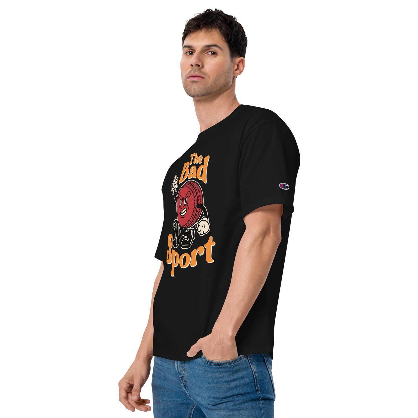 Cricket The Bad Sport Men's Champion Relaxed Fit T-shirt