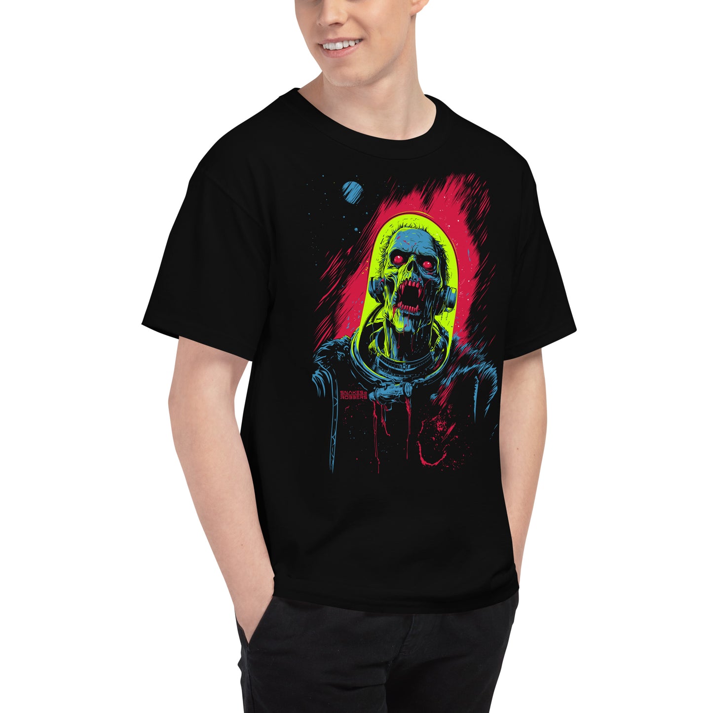 Classics Zombie Spaceman Men's Champion Relaxed Fit T-shirt