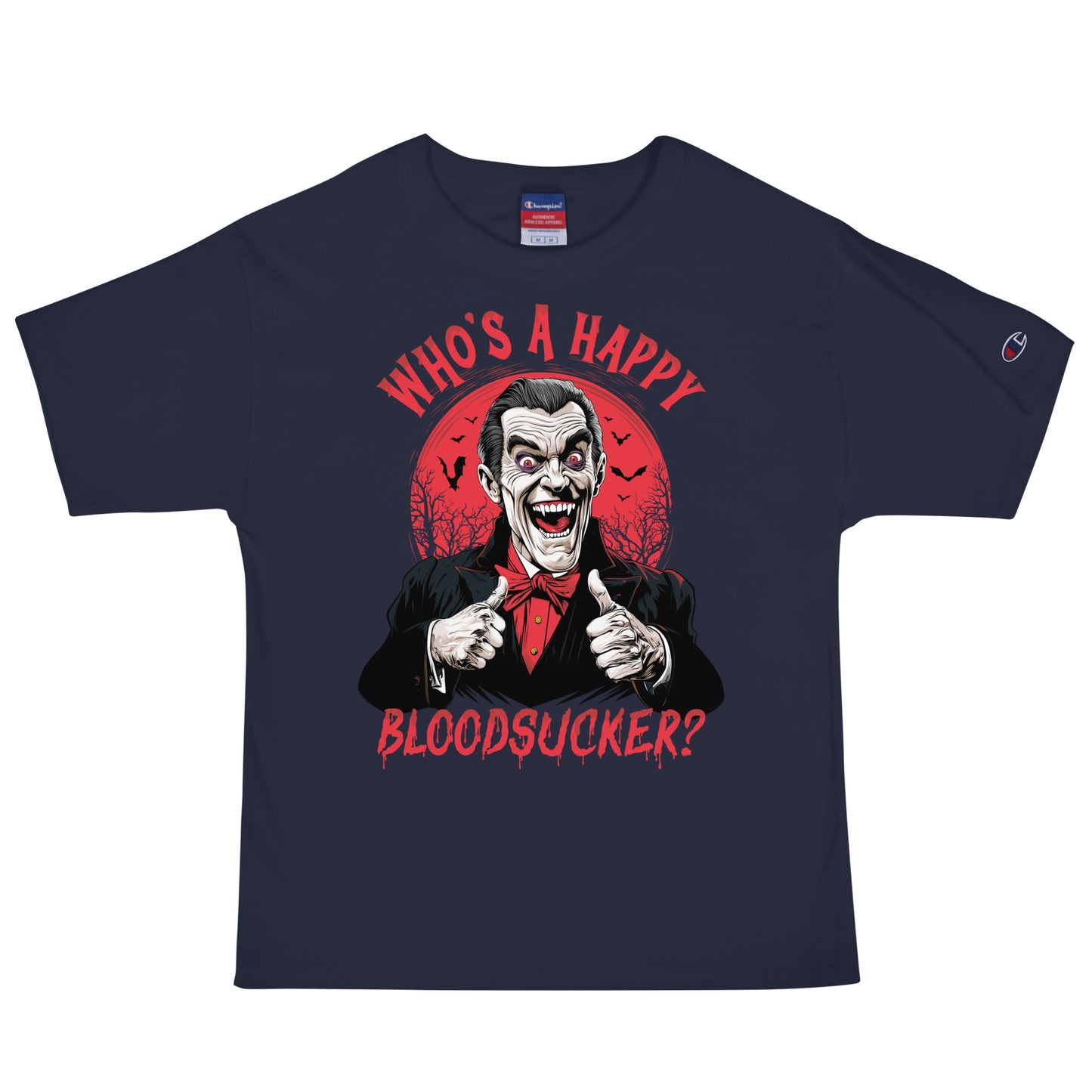 Who's a Happy Bloodsucker? Men's Champion Relaxed Fit T-shirt