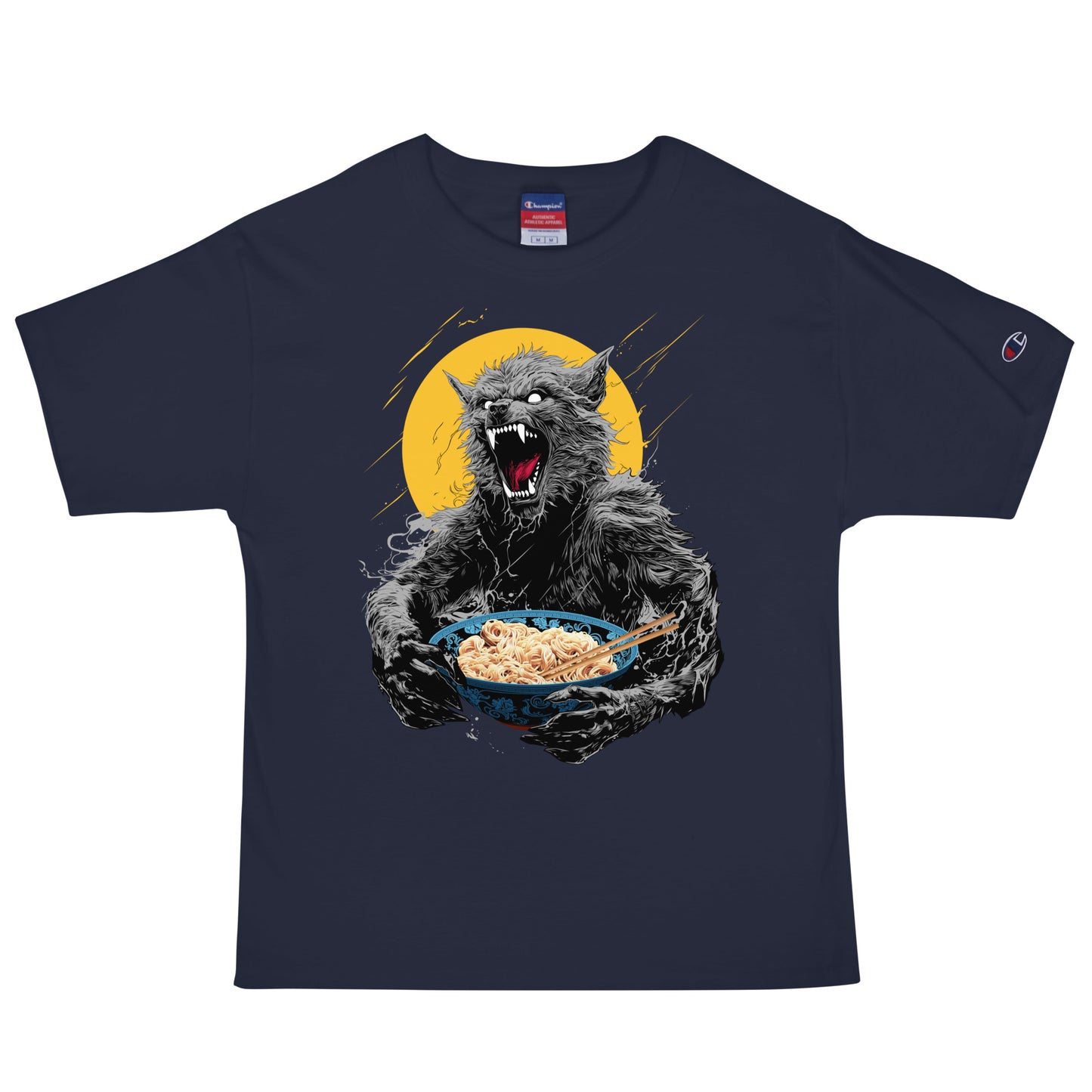 Ramen Wolf Men's Champion Relaxed Fit T-shirt