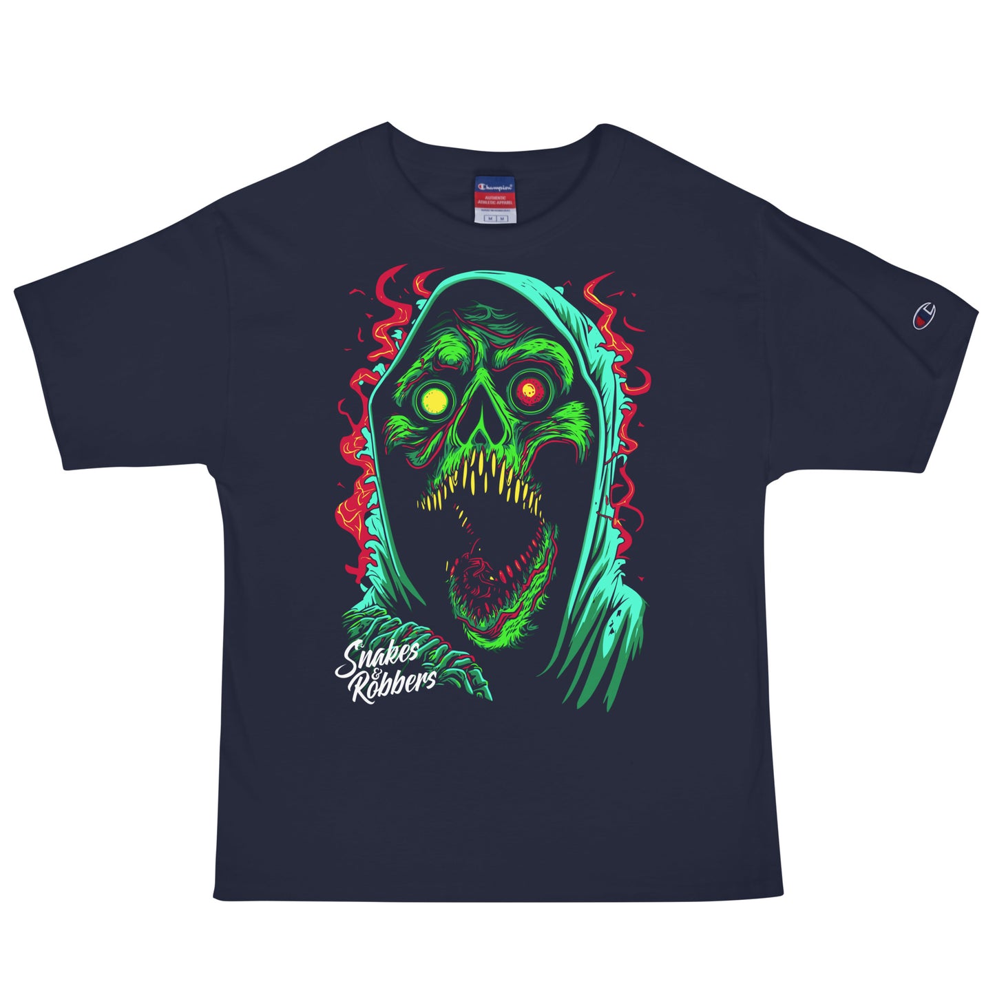 Psychedelic Grim Reaper Men's Champion Relaxed Fit T-shirt