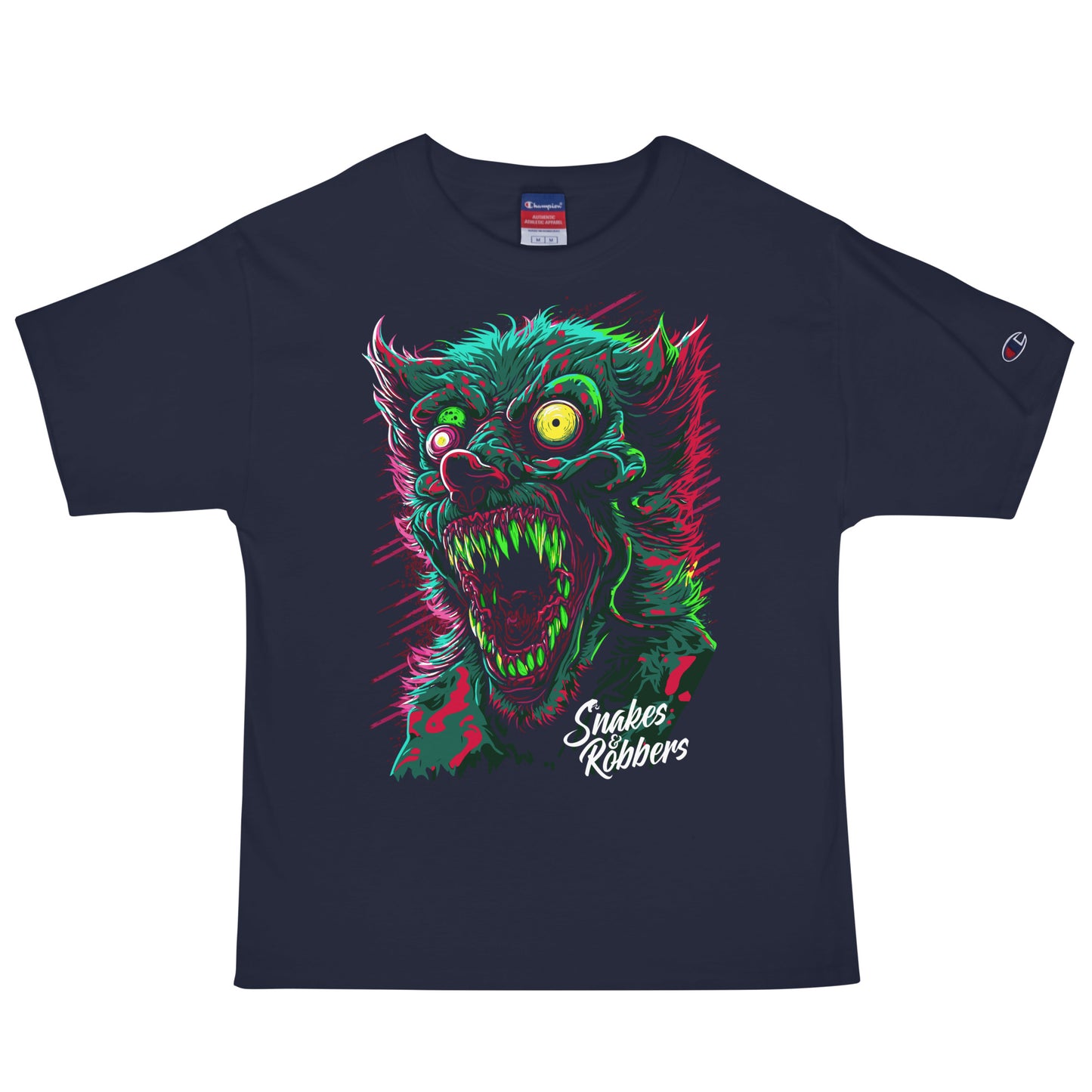 Psychedelic Werewolf Men's Champion Relaxed Fit T-shirt